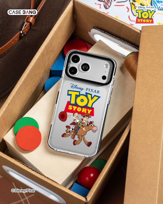 قاب آیفون آنتیشوک طرح Toy Story Classic | قاب شفاف ضدضربه وودی و جسی