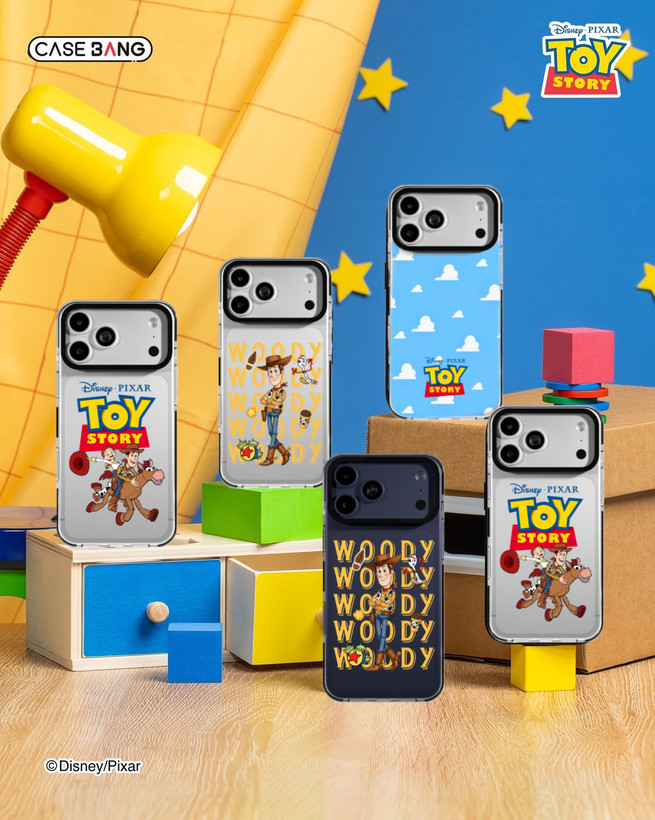 قاب آیفون آنتیشوک طرح Toy Story Classic | قاب شفاف ضدضربه وودی و جسی