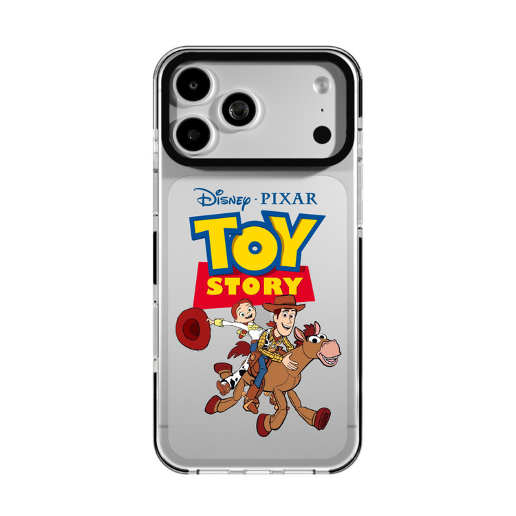 قاب آیفون آنتیشوک طرح Toy Story Classic | قاب شفاف ضدضربه وودی و جسی