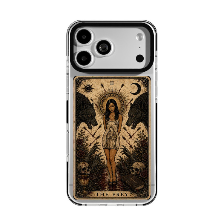 قاب آیفون آنتیشوک طرح Maddy Tarot Card | گارد شفاف فانتزی با طراحی تاروت و استایل دارک گوتیک