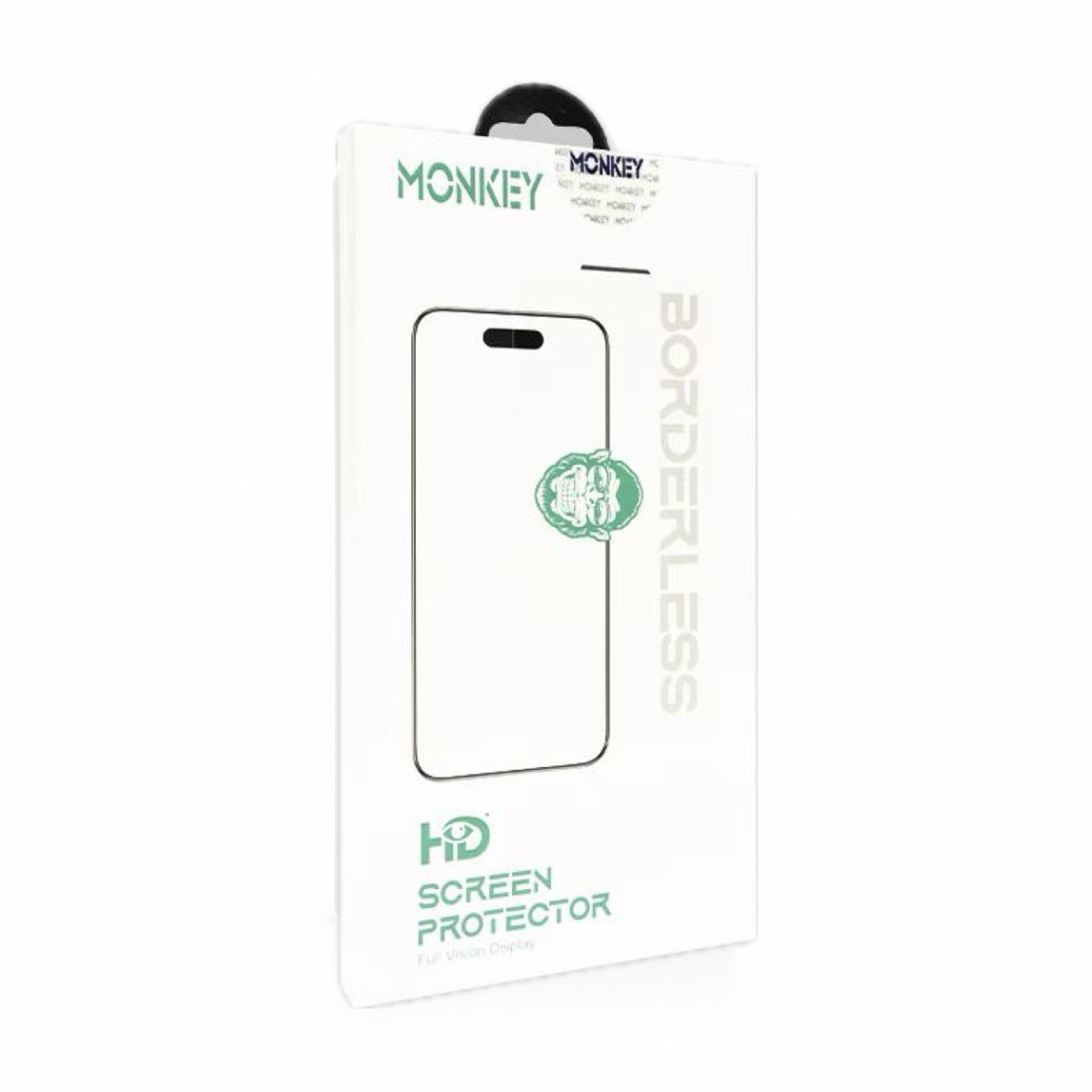 گلس فول بدون حاشیه Monkey Borderless HD Glass آیفون | محافظ صفحه 3D تمام چسب با شفافیت HD