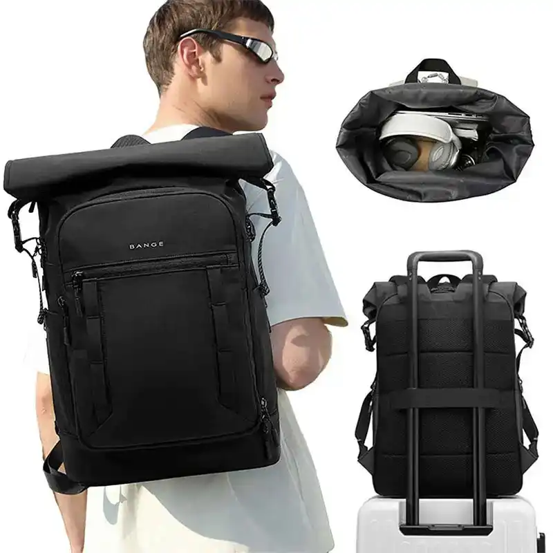 کوله پشتی لپ‌تاپ بنج BG-8109 | ظرفیت متغیر، نایلون Taslan و پشتی لانه‌زنبوری