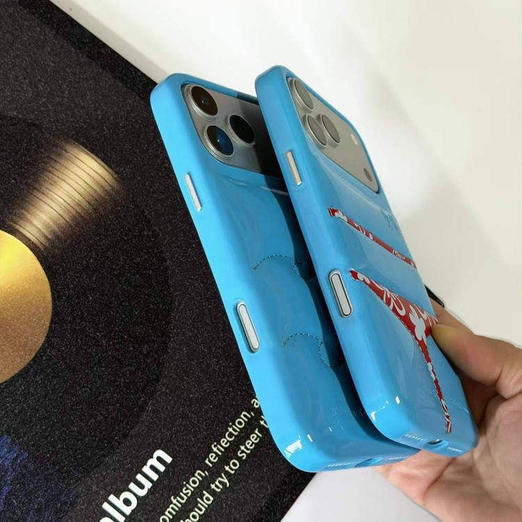 قاب پافری آبی طرح بیکینی مخصوص آیفون 17 پرو مکس | Blue Puffer Bikini Case for iPhone 17 Pro Max