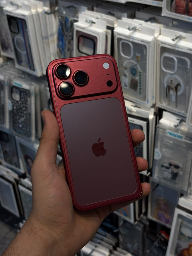 قاب Metal Pure Frame فیس لیفت آیفون 12 Pro Max تا 17 Pro Max | قاب فلزی آیفون