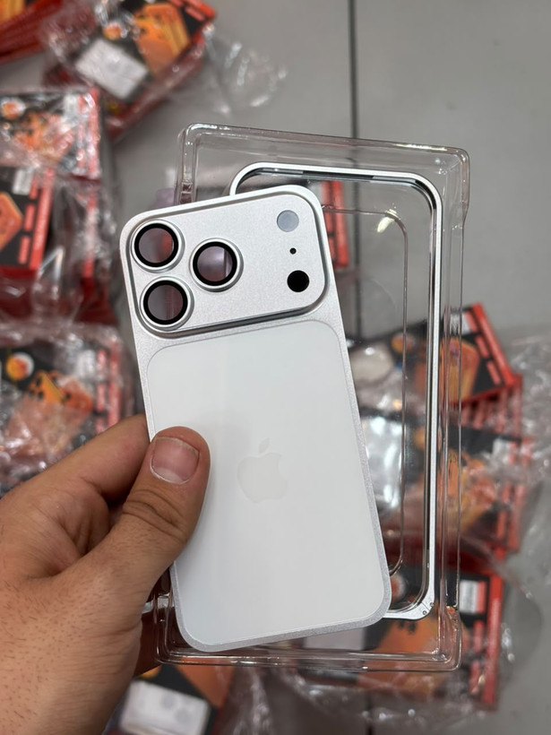 قاب Metal Pure Frame فیس لیفت آیفون 12 Pro Max تا 17 Pro Max | قاب فلزی آیفون