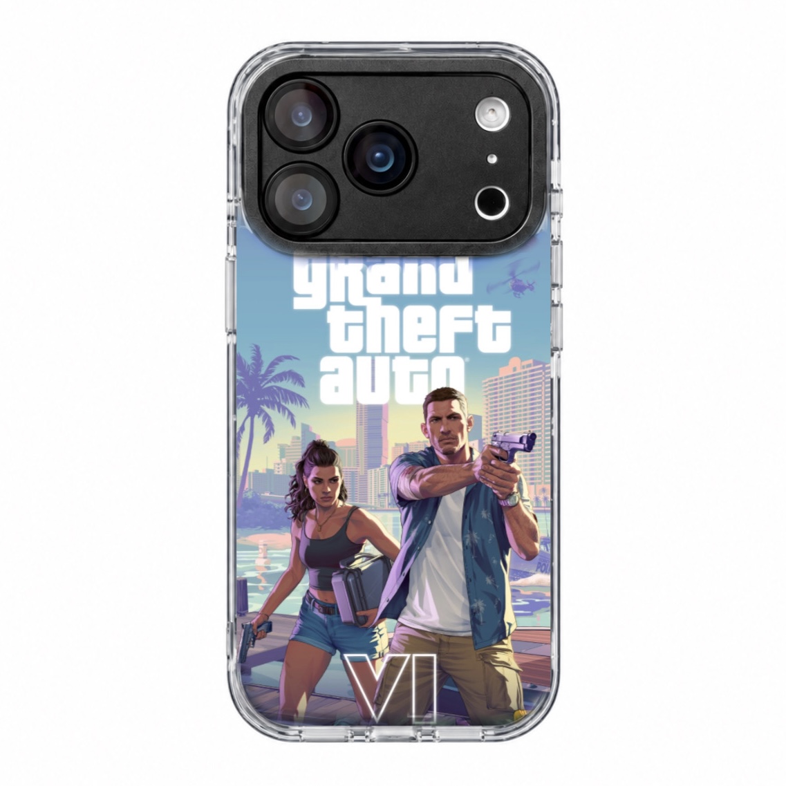 قاب آیفون طرح GTA 6 | Grand Theft Auto VI جیسون و لوسیا | قاب گیمینگ